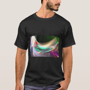Fractale kunstachtergrond t-shirt