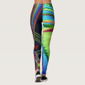 Fractale Leggings, Snoopy Leggings (Achterkant)