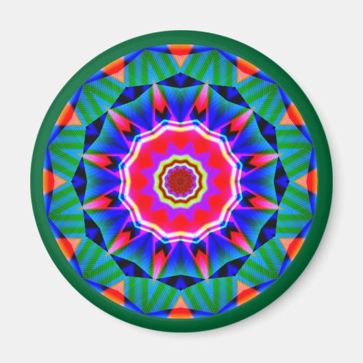Fractale Mandala Magneet (Voorkant)