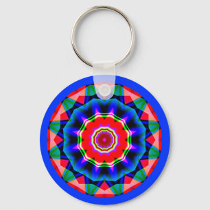 Fractale Mandala Sleutelhanger