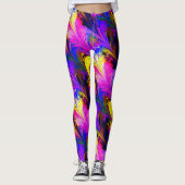 Fractale Marmer 7A Leggings (Voorkant)