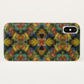 Fractale ontwerp van liefdesvogelveren Case-Mate iPhone case (Achterkant (horizontaal))