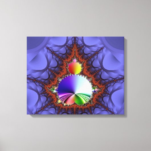 Fractale reis canvas afdruk (Voorkant)