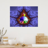 Fractale reis poster (Keuken)
