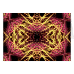 fractale rose et or