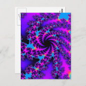 Fractale schoonheid briefkaart (Voorkant / Achterkant)