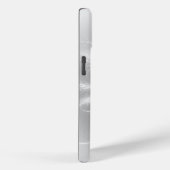 Fractale sneeuwvlok op zilvergrijs Case-Mate iPhone case (Achterkant / Rechts)