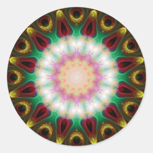 Fractale sterren #5 Sticker