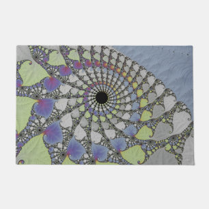 Fractale textuur blad deurmat