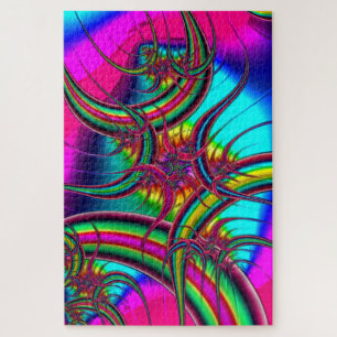 fractale veren puzzel legpuzzel