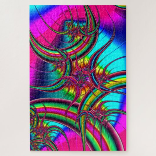 fractale veren puzzel legpuzzel (Verticaal)