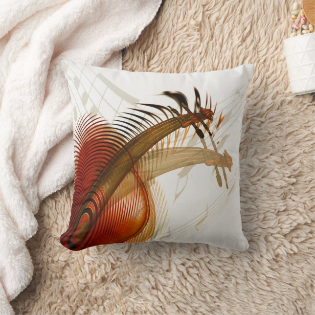 Fractale viool muziek viool kussen (Deken)