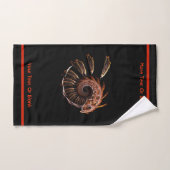 Fractale Vuurvogel Bad Handdoek (Handdoek)