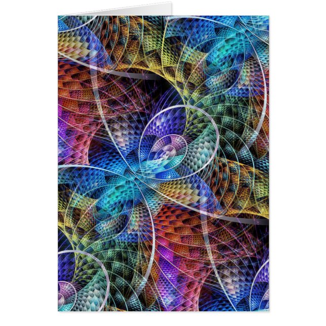 Fractale X d'Apophysis abstraite (Devant)