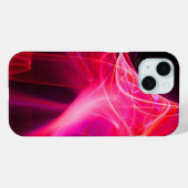 FRACTALE ZWISSELS IN PAARSE PINKROOD Case-Mate iPhone CASE (Achterkant (horizontaal))