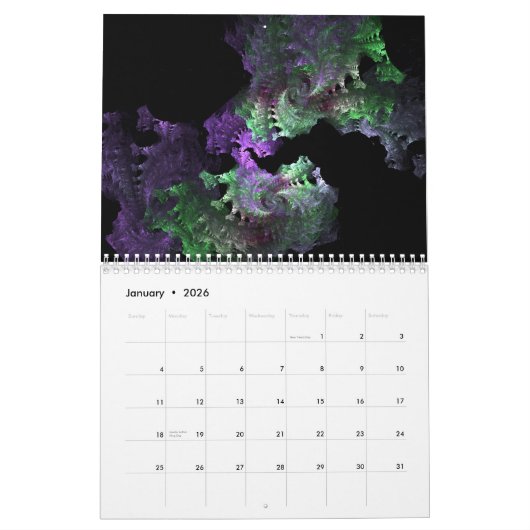 Fractalen voor 2015 v1 kalender (Jan 2026)