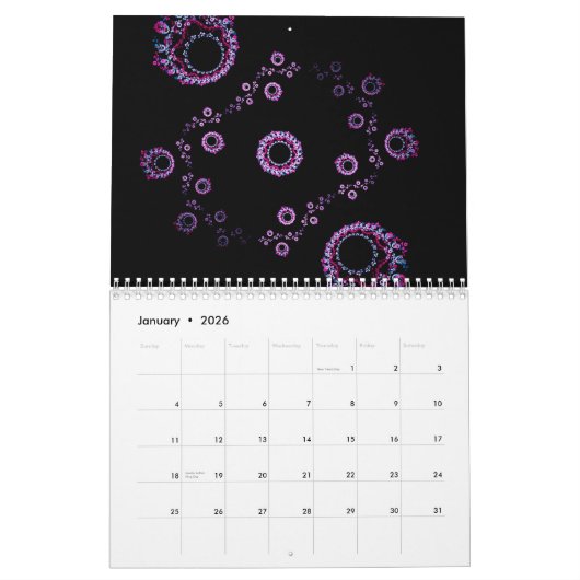 Fractalen voor 2015 v2 kalender (Jan 2026)