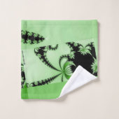 Fractalentuin bidsprinkhaan bad handdoek (Wasdoekje)