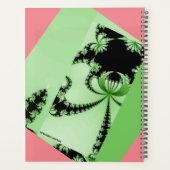 Fractalentuin orchidee & bidsprinkhaan planner (Achterkant)