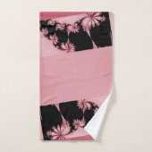 Fractalentuin roos bad handdoek (Handdoek)