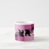Fractalentuin roze espresso kop (Voorkant)