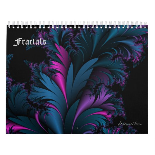 Fractales calendrier de 12 mois (Protection)