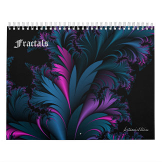 Fractales calendrier de 12 mois