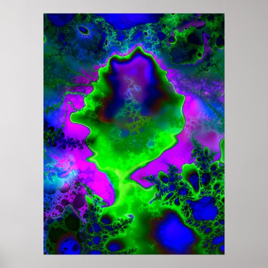 Fractales liquides 3 Poster (Devant)