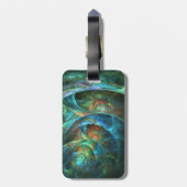 Fractalise bagage bagagelabel (Achterkant verticaal)