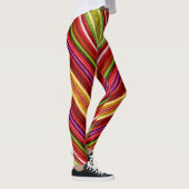 Fractalius Chevron dans Reds Leggings (Droite)