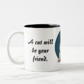 Fractalius face de chat persan Mug (Gauche)