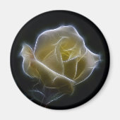 Fractalius Filter White Rose Magnet Magneet (Voorkant)