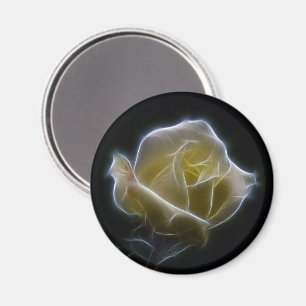 Fractalius Filtre Rose blanche Magnet