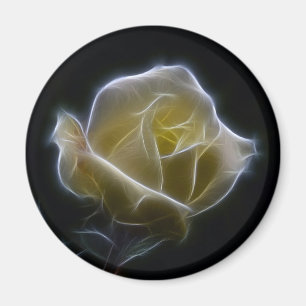 Fractalius Filtre Rose blanche Magnet