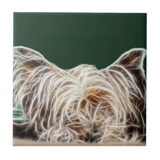 Fractalius Yorkie Dog Tegeltje