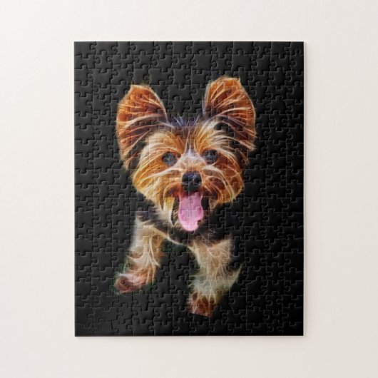Fractalius Yorkie Legpuzzel (Verticaal)