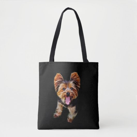 Fractalius Yorkie Tote Bag (Voorkant)