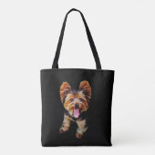 Fractalius Yorkie Tote Bag (Achterkant)