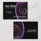 FractalPsy grand Carte de visite (Devant / Derrière)