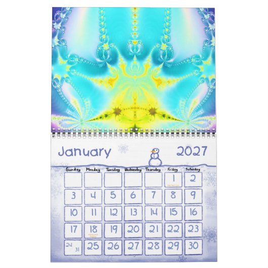 Fractals 2011-2012 kalender (Jan 2027)