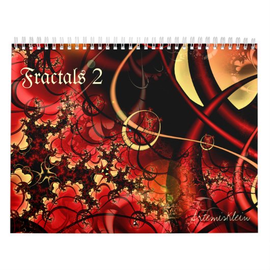 Fractals 2, kalender van 12 maanden (Hoes)