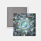 'fractals&bubbles&orbs~Oh Mijn!' Magneet (Voorkant / Achterkant)