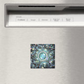 'fractals&bubbles&orbs~Oh Mijn!' Magneet (Insitu (Vaatwasser))