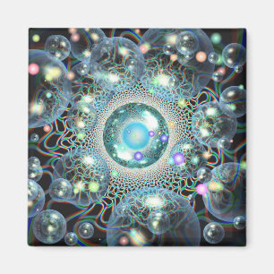 'fractals&bubbles&orbs~Oh Mijn!' Magneet