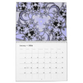 Fractals kalender van 12 maanden (Jan 2026)