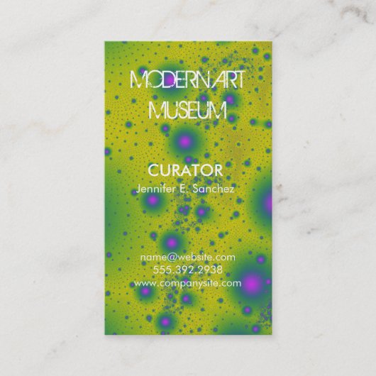 Fractals Visitekaartje (Voorkant)