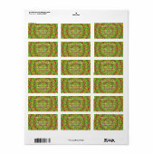 Fractalscope 33 etiket (Full Sheet)