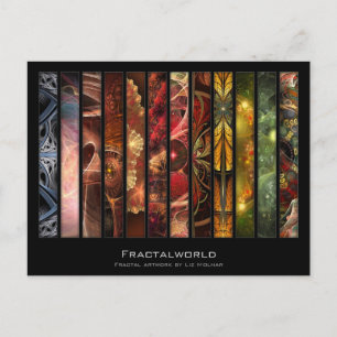 Fractalworld artistieke kaart