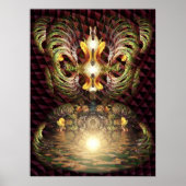 Fractapond Psychedelic Vision Poster (Voorkant)