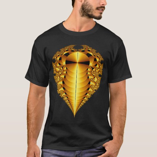 Fractimage wiskunde als Mandelbrot Fractal T-shirt (Voorkant)